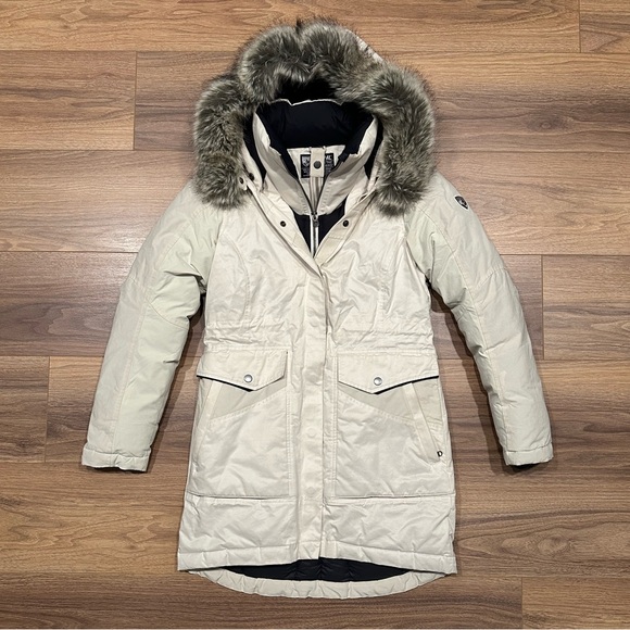 Kuhl ÜKON Down Parka in Ivory Size XS - Picture 2 of 16